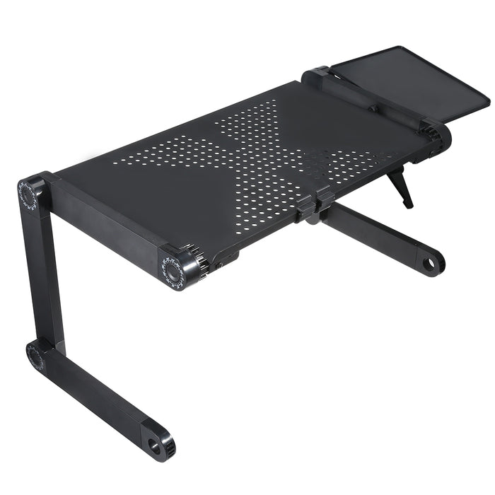 Folding Adjustable Laptop Notebook Desk Table Stand Bed Tray