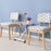 Movable Lift Desk Round Adjustable Tea Table