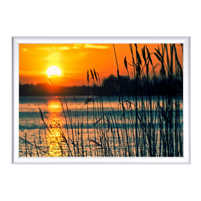 Aluminum Snap Frame for Poster A2 Size, Color Silver