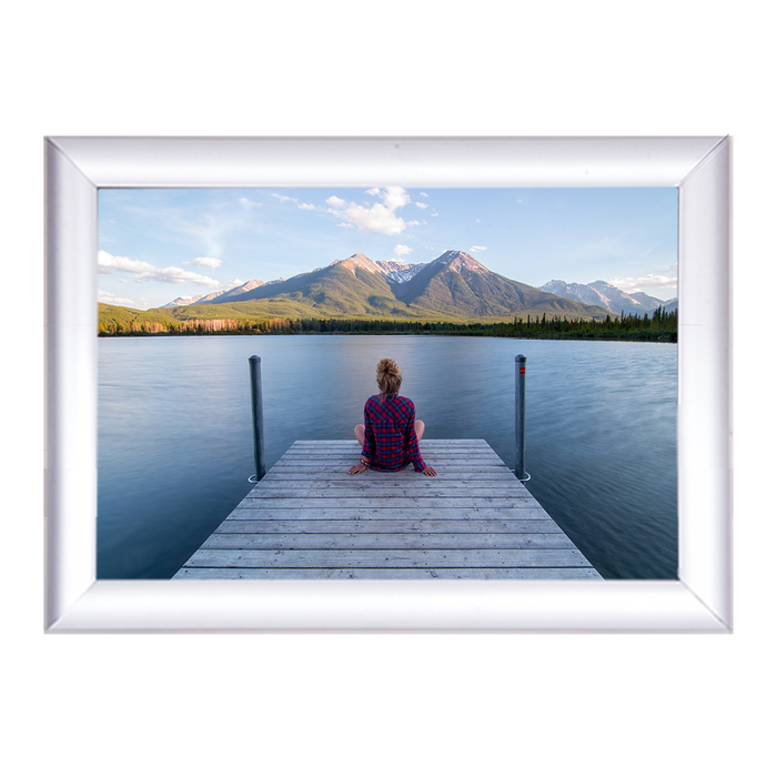 Aluminum Snap Frame for Poster A4 Size, Color Silver