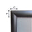 Aluminum Snap Frame for Poster 11 x 17 Inches, Front Open & Wall Mounted Style,Color Black