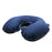 HAITIAN Inflatable Travel Pillow Soft & Durable Neck Support Pillows for Airplanes & Train traveling,With Portable Packing Bag- Navy Blue