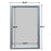 Aluminum Snap Frame for Poster 11 x 17 Inches, Front Open & Wall Mounted Style,Color Silver