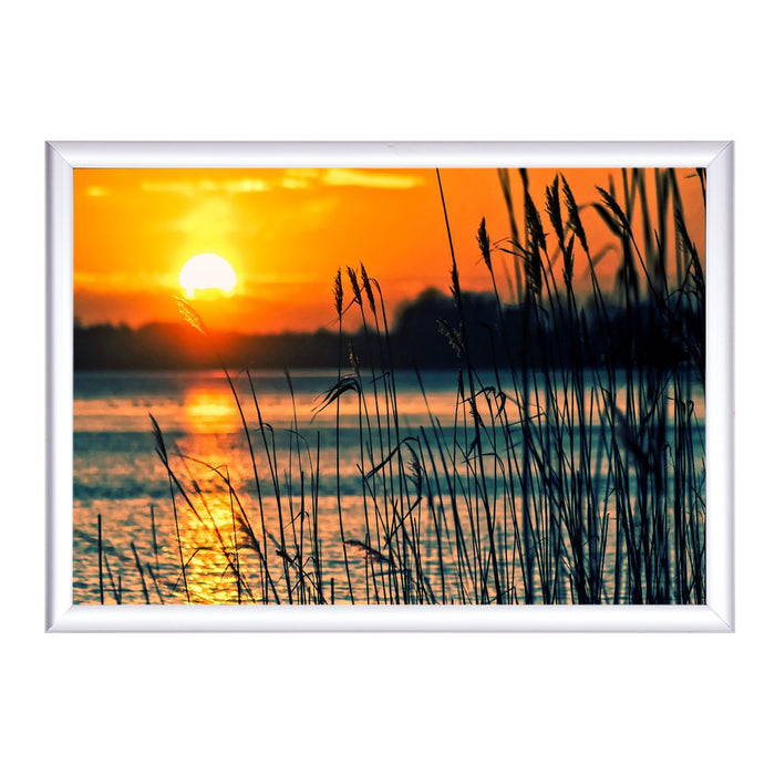 Aluminum Snap Frame for Poster 18 x 24 Inches, Color Silver