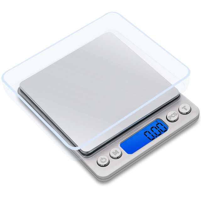 GASON Z1s Digital Kitchen Scale Mini Pocket Stainless Steel Precision Jewelry Electronic Balance Weight Gold Grams(3000gx0.1g)