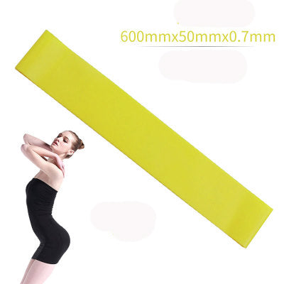5 colores RESISTENCIA DE LA Yoga de bandas de goma interior al aire libre de equipos de Fitness de 0,35mm-1,1mm de Pilates entrenamiento deportivo elástico de entrenamiento bandas