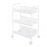 Removable 3 Tiers Metal Rolling Wheel Storage Rack Trolley Cart for Hair Salons Storage Trolley