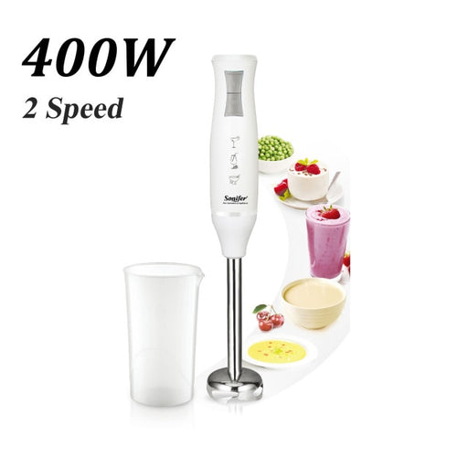 400W Colorful 2 Speeds Electric Food Blender Mixer Kitchen Detachable Hand Blender Egg Beater Vegetable Stand Blend Sonifer