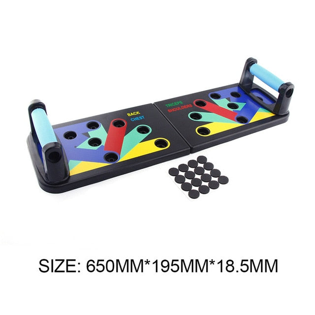 1 Set Push Up Rack Board 9 in 1 Body Building Board System Fitness Comprehensive Training Gym Body Training Drop Shipp Exercise