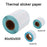 Thermal Sticker Paper Durable Universal Round Self-Adhesive Shop Scanner Thermal Label  Paper White Office Printer