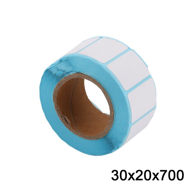 Thermal Sticker Paper Durable Universal Round Self-Adhesive Shop Scanner Thermal Label  Paper White Office Printer