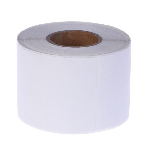 Colorful Labels Thermal Transfer Labels Printer Paper Self-Adhesive Blank Stickers for Office Kitchen Milk Tea Shop (Sky-blue))